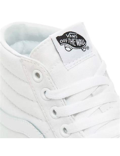 Zapatilla Mujer Vans Sk8 Hi Plataforma Blanca