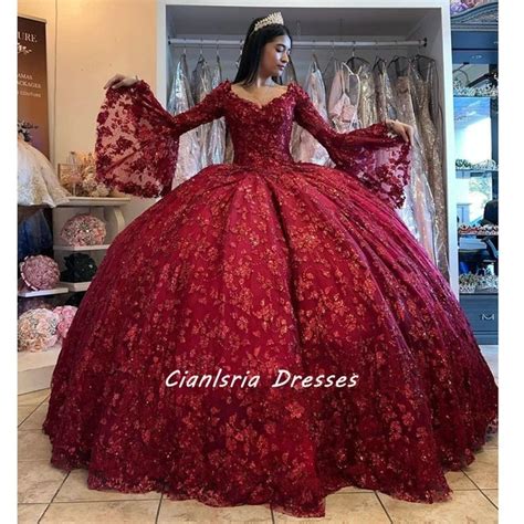 Red Dresses For Quinceanera