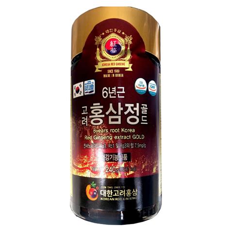 6years Root Korea Red Ginseng Extract Gold Hỗ Trợ Tăng Cường Sức Khỏe