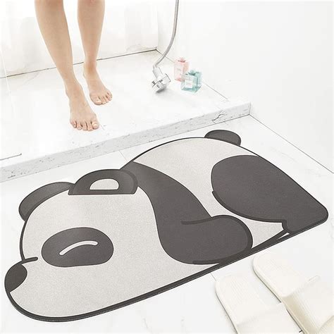 Alfombrilla de baño súper absorbente bonita entrada de ducha de