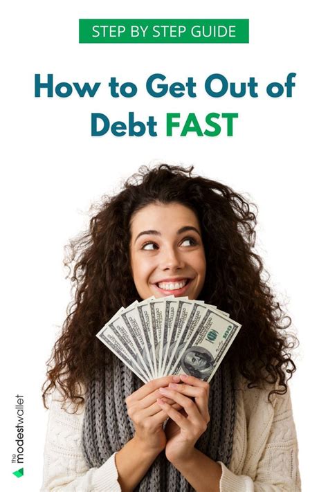 How to Get Out of Debt Fast: A Step by Step Guide | Debt payoff, Make ...