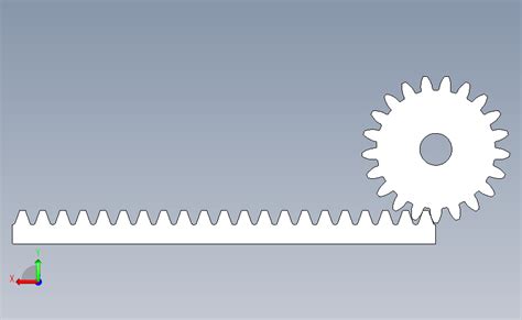 齿轮齿条传动装置 Proe 模型图纸下载 懒石网