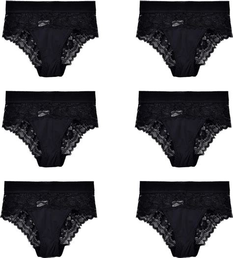 Cinvik Womens High Waist Lace Underwear Sexy Mesh Lace