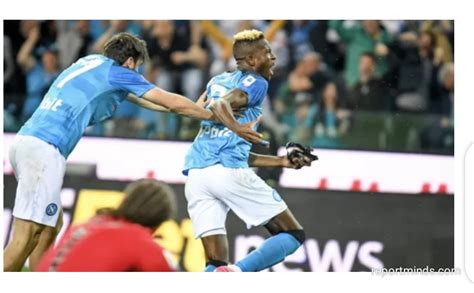 Thousands Of Napoli Fans Mobbe Victor Osimhen After Helped Napoli Win