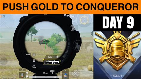 Day Pushing Conqueror From Gold In Pubg Mobile Season Rank