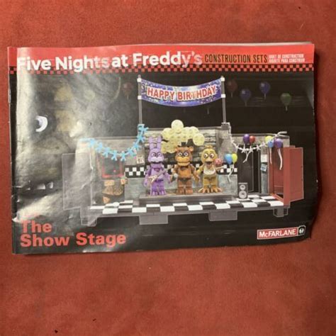 Fnaf The Show Stage Mcfarlane Manual Only 4668417034