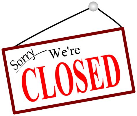 Sorry We're closed sign vector clipart image - Free stock photo ...