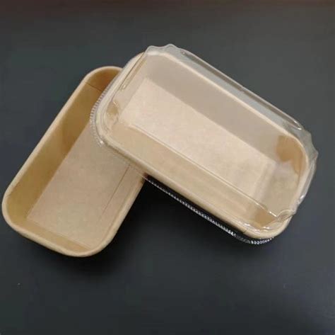 Custom Logo Disposable Paper Food Trays With Lids Custom Logo