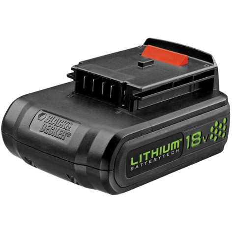 Black And Decker 18 Volt Lithium Cordless Tool Battery In The Power Tool Batteries Department At