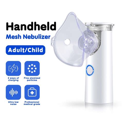 New Portable Handheld Mesh Nebulizer Ultrasonic Spray Mini Inhaler