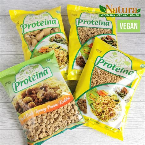 Jual Proteina Protein Nabati Soy Meat Daging Cincang Vegan 250gr