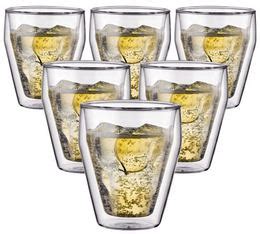 6x25cl Bodum Titlis Double Wall Glasses