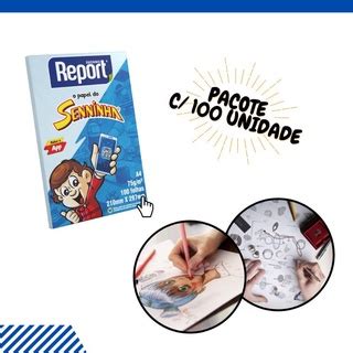 Papel Sulfite Branco Colorido A G Mmx Mm C Unidades