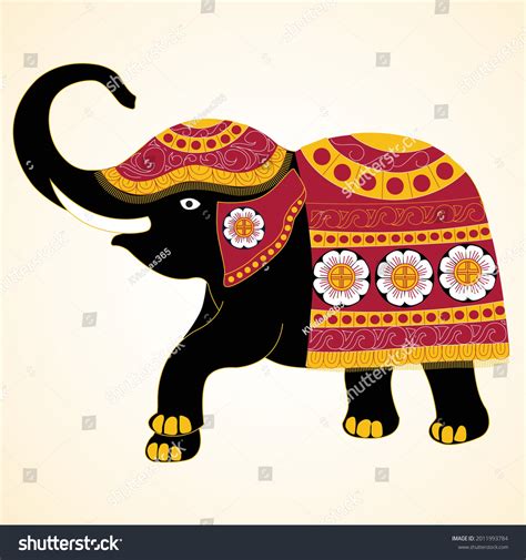 Kandy Sri Lanka Elephant Traditional Kandy Stock Vector (Royalty Free ...