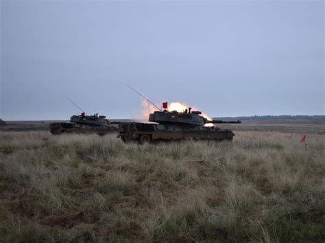 Prueba De Tiro De Los Leopard 1a5 Del Ejército Brasileño