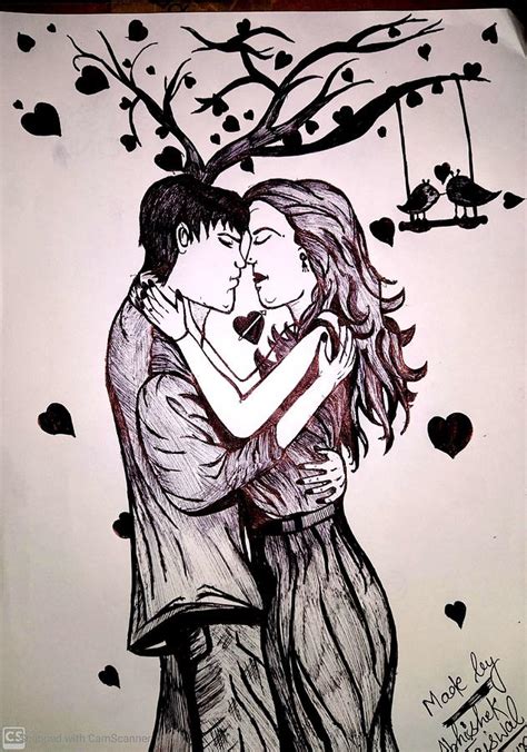 Romantic Couple Drawings