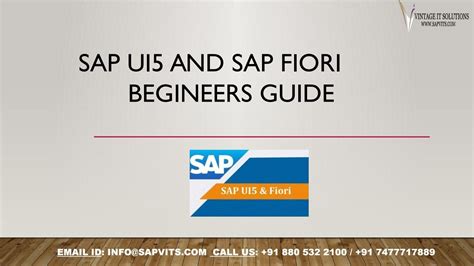 SAPUI5 PPT SAP UI5 Training Material By Gauri Allentics Issuu