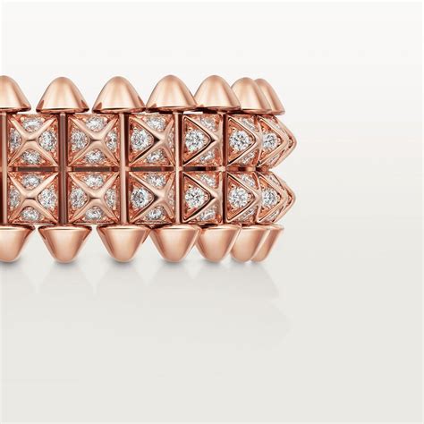 Crb Clash De Cartier Ring Rose Gold Diamonds Cartier In