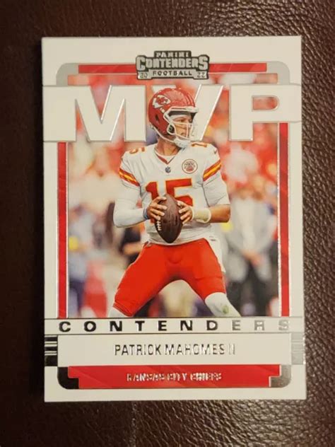 PATRICK MAHOMES 2022 Panini Contenders MVP Contenders MVP PMA II KC