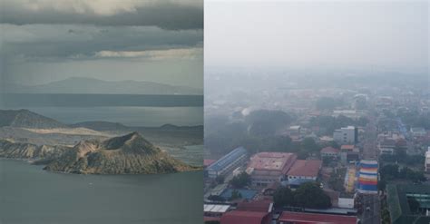 Taal Volcano Under Observation Due To Volcanic Smog Classes Suspended