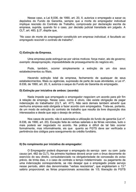 Aula 08 adm 2º sem cessação do contrato PDF