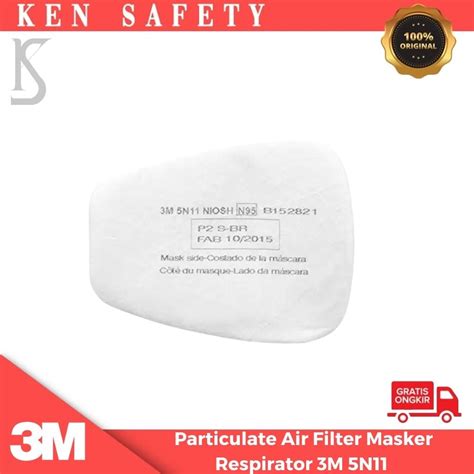 Jual Busa 3m 5n11 N95 Niosh Filter Masker Respirator Particulate Untuk Masker Respirator 1 Pcs