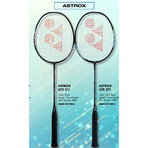 Jual YONEX ASTROX LITE 21I 27I RAKET BADMINTON ORI Paket BG 66 Ultimax