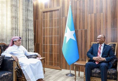 Deputy Prime Minister Of Somalia Meets Qatar S Ambassador