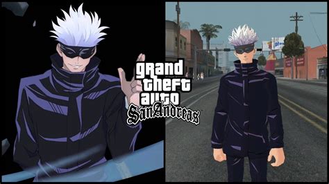 Mod Skin Gojo Satoru Gta San Andreas Youtube