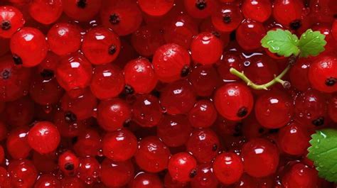 Premium Ai Image Seamless Background Of Red Currant Hd Background