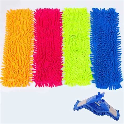 Lot De Serpill Res En Microfibre T Tes De Rechange Extensibles Pour