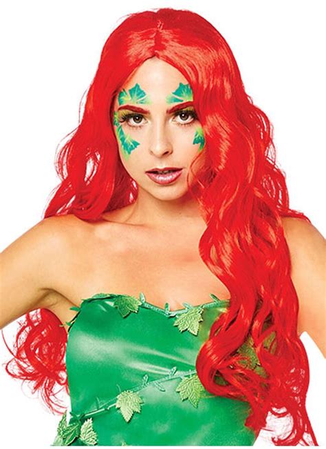 Poison Ivy Wig Red