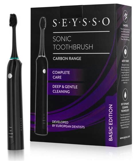 Szczoteczka Soniczna Seysso Carbon Basic Black 11048428216