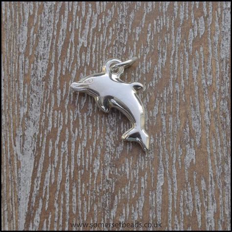 Sterling Silver Dolphin Charm Somerset Beads