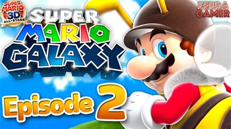 Super Mario Galaxy Gameplay Walkthrough Part 2 Honeyhive Galaxy