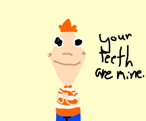 front facing phineas - Drawception