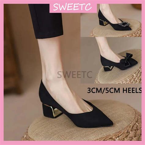 Sweetc Kasut Raya Perempuan Raya Heels Women S Fashion Soft Sole