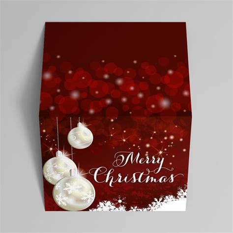 Pearly Christmas Ornaments Christmas Greeting Cards By Cardsdirect