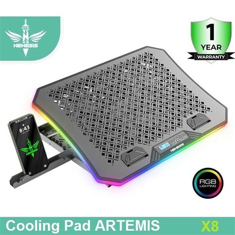 Jual Nyk Nemesis X Artemis Big Size Rgb With Phone Cooling Pad