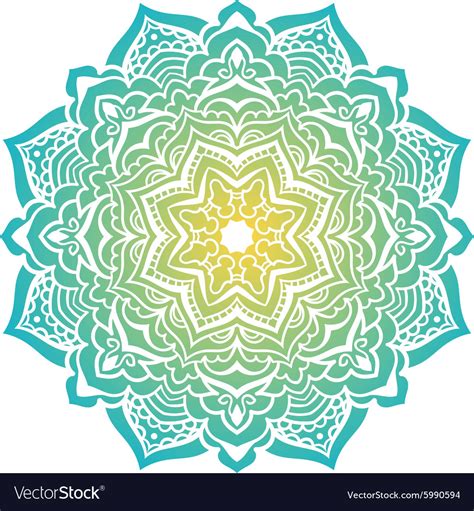 Mandala ornament Royalty Free Vector Image - VectorStock