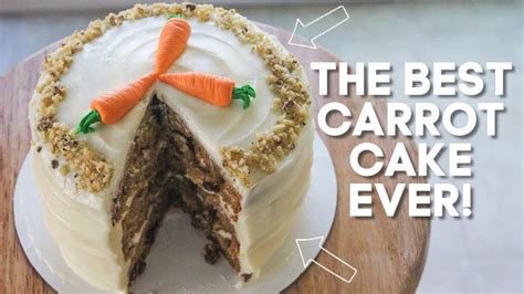 How To Make The Best Carrot Cake Ever Super Moist Sweettoothmunchies Youtube