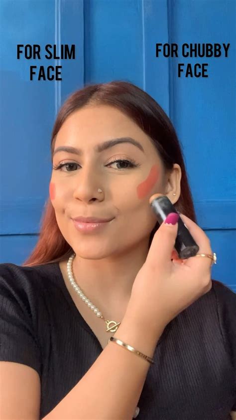 Technique For Correct Blush And Contour Application Face Contouring