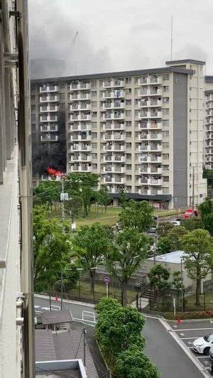 【火事】東京都江戸川区西葛西8丁目 新田住宅近くで大規模火災「葛西方面で黒煙上がる」526 おにぎりまとめ