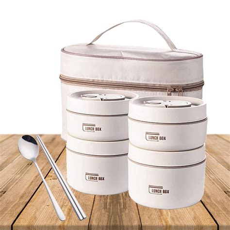 Tohuu Warm Food Container For Lunch Thermal Bento Box Set Thermal Lunch