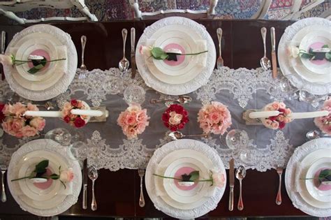 Premium Photo Directly Above View Of Place Setting On Dining Table