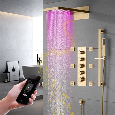 Cascada Capri 9x22 Music Led Shower System Dream Shower Cascada Showers