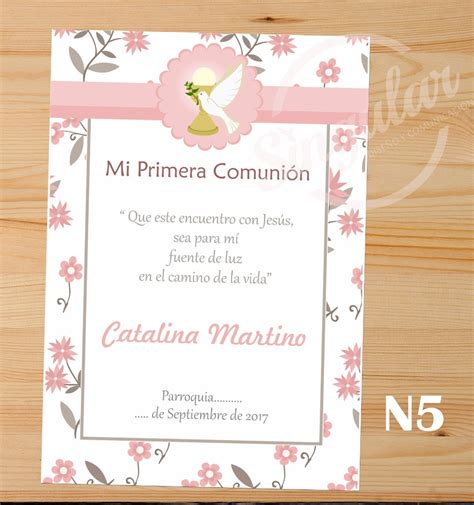 Tarjetas De Primera Comunion Para Personalizar E Imprimir Gratis