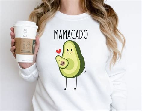 Mamacado Unisex Crewneck Sweatshirt New Mom Gift Pregnancy Reveal