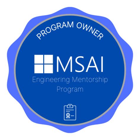 Msai Engineering Mentoring Program Program Owner Credly