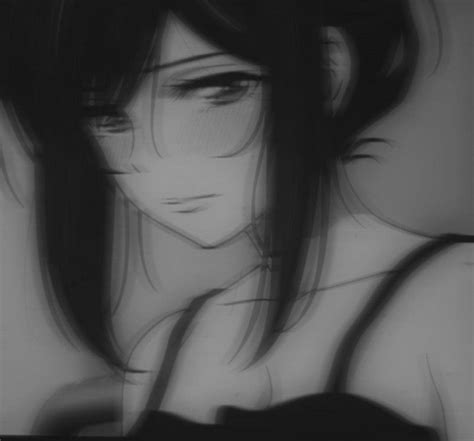 Download Intriguing Black And White Kana Anime Pfp Wallpaper